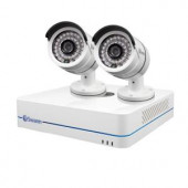 Swann 4-Channel Professional Security System 720p Network Video Recorder and 2 x HD Cameras - SWNVK-470852-US