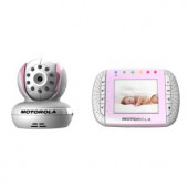 Motorola 2.8 in. Wireless Digital Audio with Video Baby Monitor - Pink - MOTO-MBP33P