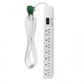 PowerByGoGreen 7 Outlet Surge Protector w/ 6 ft. Heavy Duty Cord - GG-17636