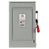 Siemens Heavy Duty 60 Amp 600-Volt 3-Pole Outdoor Fusible Safety Switch - HF362R